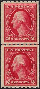 411 Mint,OG,NH... Line Pair... SCV $125.00