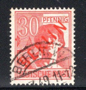 Germany Berlin  9N28 Used   VF  CV  $4.25  ....   0640577