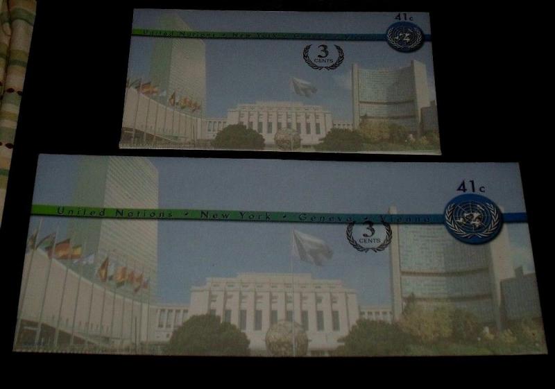 U.N. 2009, NEW YORK, #U28, #U29, POSTAL ENVELOPES ,MNH, NICE!! LQQK!!!