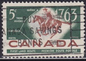 Canada 413 French-Canadian Pony Express 5¢ 1963