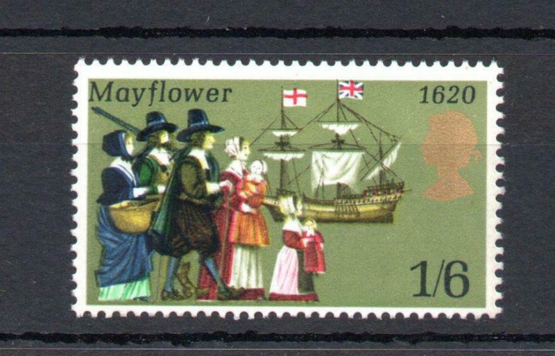 1/6 1970 ANNIVERSARIES UNMOUNTED MINT WITH EMBOSSING OMITTED