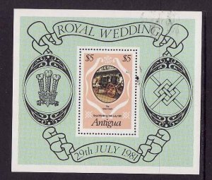 Antigua-Sc#626-unused NH sheet-Royal Wedding-1981-