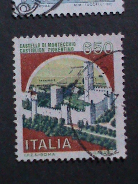 ​ITALIY-1980 VERY OLD ITALY FAMOUS CAST;ES USED STAMPS LARGE SETVERY FINE WE S
