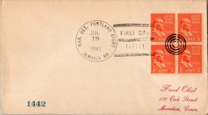 United States Marine Corps 1/2c Franklin Prexie (4) 1941 Mar. Det. Portland B...