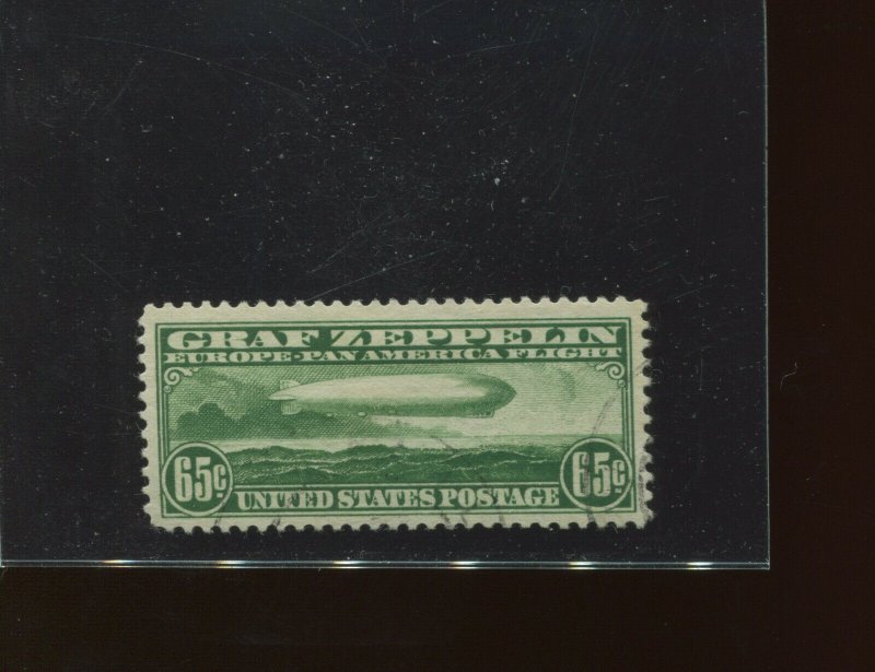 Scott C13 Graf Zeppelin Air Mail Used   Stamp  (Stock C13-178)