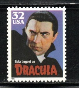 3169 * DRACULA ~ MOVIE MONSTERS *  U.S. Postage Stamp MNH