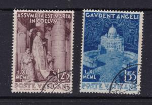 Vatican the 1951 Pair used