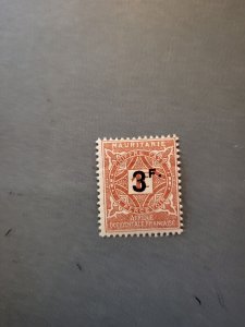 Stamps Mauritania Scott #J18 hinged