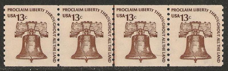 United States #1595 VF MNH - 1975 13c Liberty Bell Line Pair