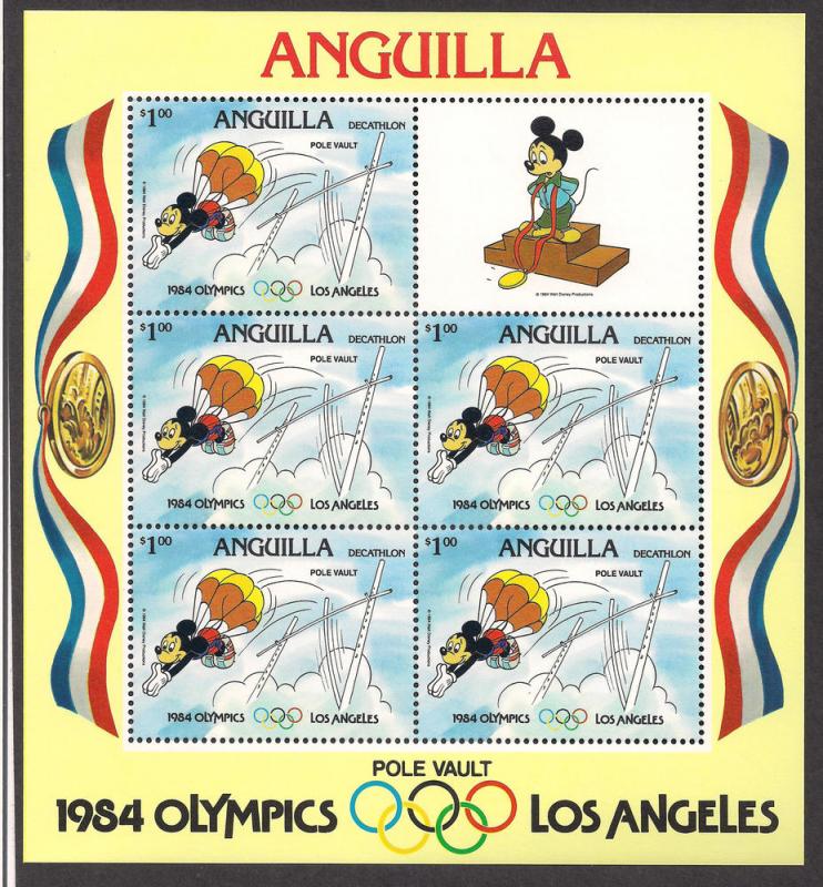 ANGUILLA SC# 566a VF MNH 1984 SHEET/5