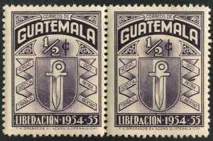 Guatemala - SC #363 - MINT NH PAIR - 1956 - Item G396