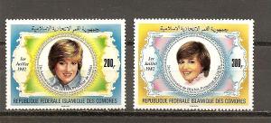 Comoro Islands 546-547 MNH