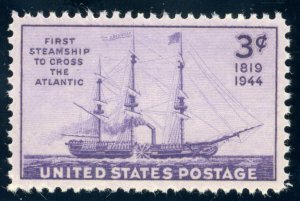 US Stamp #923 Steamboat 3c - PSE Cert - XF-SUP 95 - MNH - SMQ $20.00