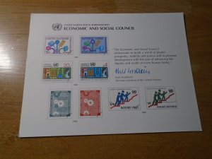 United Nations  Card  1980