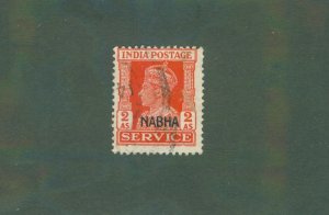 INDIA NABHA STATE 046 USED CV $2.25 BIN $2.00