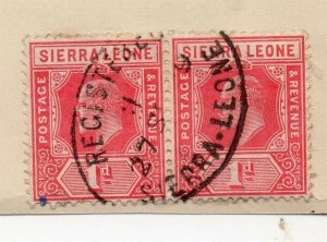 Sierra Leone 1890s QV Early Issue Fine Used 1d. NW-163866