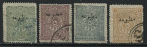 Turkey 1893-98 overprinted Newspaper stamps to 2 piastres used