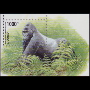 ZAIRE 2002 - Scott# 1642 S/S Gorilla NH