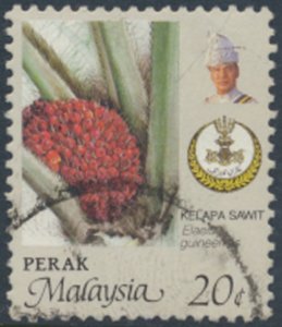 Perak  Malaya  SC#  165 Used  Agriculture see details & scans