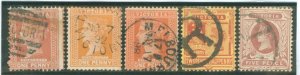 Victoria #169-173 Used Single