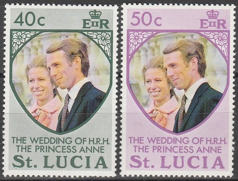 St Lucia #348-9 MNH F-VF (V2465)