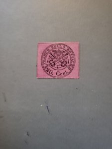 Stamps Roman States Scott #16 mng