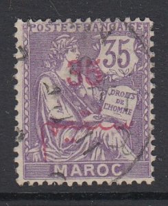 FRENCH MOROCCO, Scott 34, used