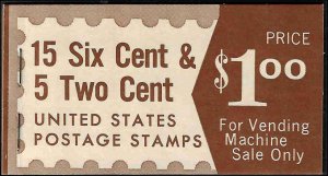 BK117 Mint,OG,NH... Booklet (4x1284b, 1x1280a).. SCV $5.50