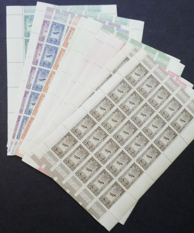 EDW1949SELL : ETHIOPIA 1931 Scott #C11-17. 50 Complete sets. VF MNH. Cat $400.00