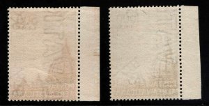 Vatican Scott C22-C23 MNH** St. Peters Basilica set CV$135, Mi 205-206