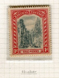 BAHAMAS; 1911 Queen's Staircase mint Shade of 1d. value +