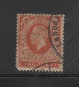 GREAT BRITAIN #162 1912 2p KING GEORGE V F-VF USED