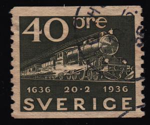 Sweden 258 Mail Train 1936