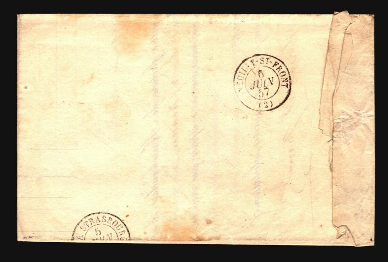 France 1857 Letter Cover / Pair  - Z15698