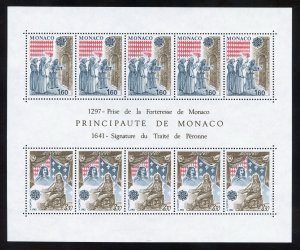 Monaco 1330a MNH, Europa Souvenir Sheet  from 1982.