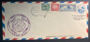 1929 Los Angeles CA USA LZ 127 Graf Zeppelin First Round The World Flight cover