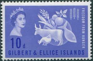 Gilbert & Ellice Islands 1963 SG79 10d Freedom from Hunger MLH