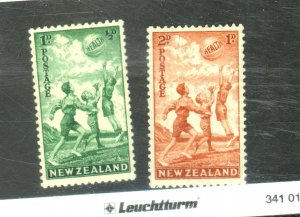 NEW ZEALAND #B16-17 MINT FVF OG LH Cat $33