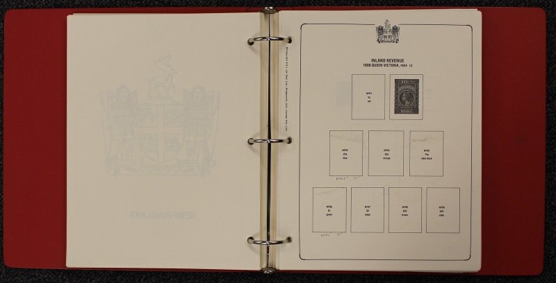 CANADIAN REVENUE STAMP ALBUM SET (VOL I & II)