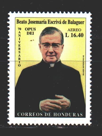 Honduras. 1999. 1497 from the series. 70 years of the religious organization ...