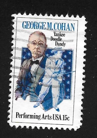 SC# 1756 - (15c) - George M. Cohan, used single