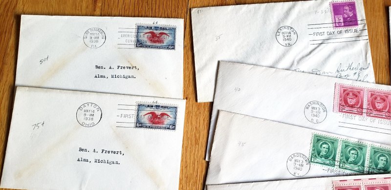 26 FDC’s from 1938 // 1946 (N052)