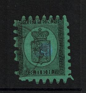 Finland SC# 7, Used, Center thin, few pulled perfs - Lot 082017