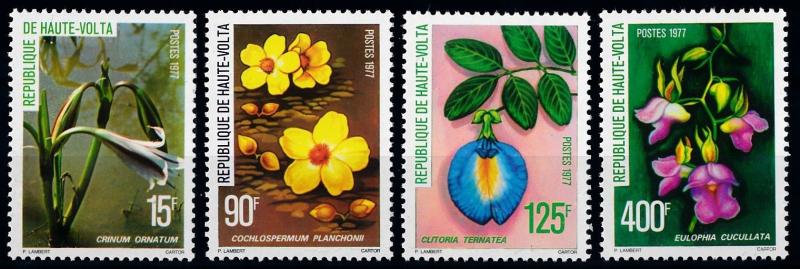 [67466] Burkina Faso Upper Volta 1977 Flora Flowers Blumen  MNH