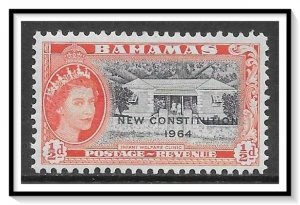 Bahamas #185 New Constitution Surcharge MHR