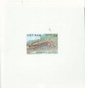 Vietnam/North (Democratic Republic) #1257 v Mint (NH) Souvenir Sheet (Train)