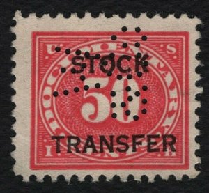 #RD9 50c Stock Transfer, Used [48] **ANY 5=FREE SHIPPING**