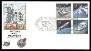 #C122-125 Future Mail Collins FDC