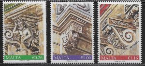 Malta Scott #'s 1575 - 1577 MNH