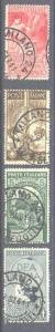 Italy Mi.100-103 used